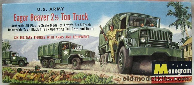 Monogram 1/35 M-34 Eager Beaver 2 1/2 Ton Truck - Four Star Issue, PM22-149 plastic model kit